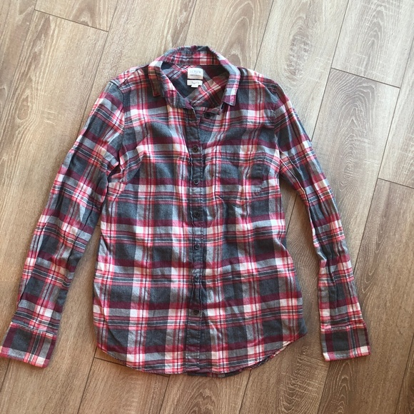 J. Crew Tops - J.Crew Classic button-down flannel perfect fit XS
